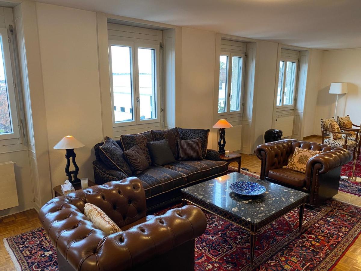Geneve, Plein Centre,Belle Vue Lac, Splendide Et Grand Appartement Dış mekan fotoğraf